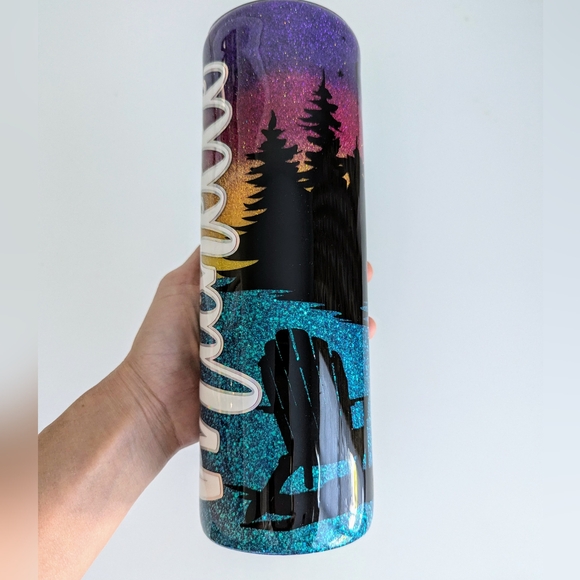 NEW Personalized MICHELLE 30 oz. Tumbler Custom Northern Lights Aurora Borealis - Picture 15 of 16
